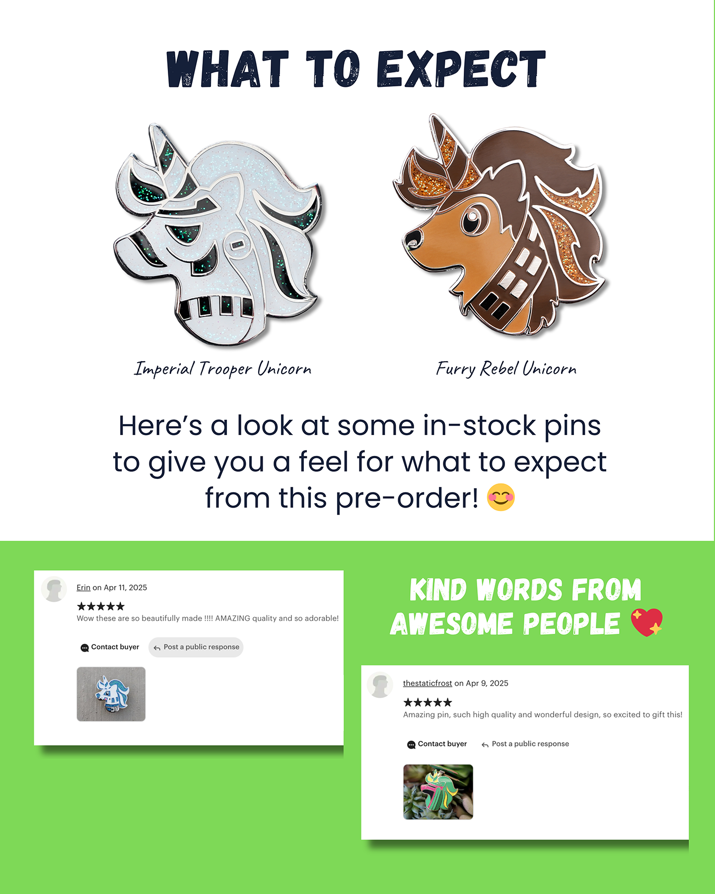 Galactic Gold Unicorn Enamel Lapel Pin *Pre-Order*