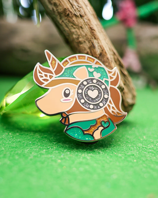 Forest Rebel Unicorn Enamel Lapel Pin