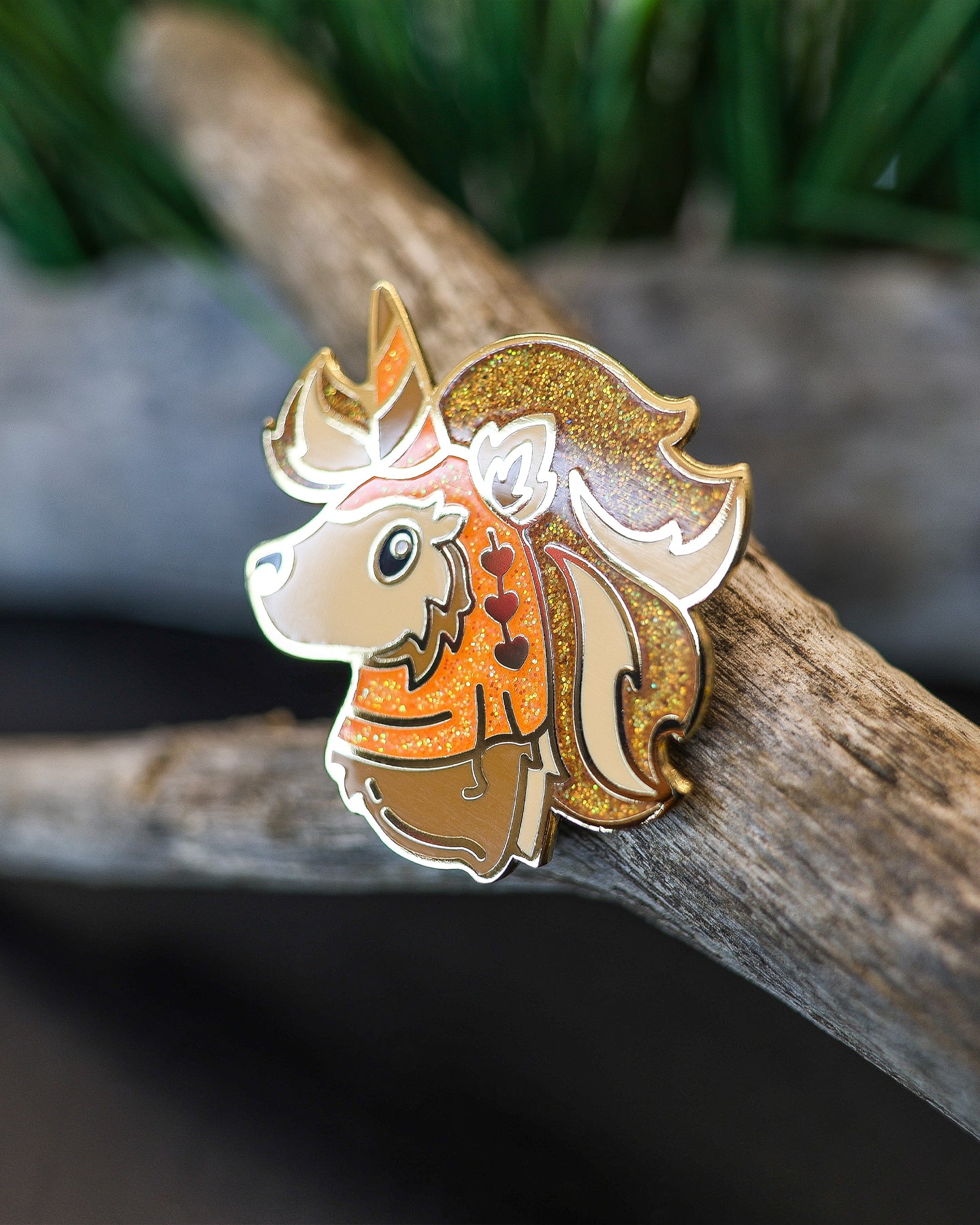 Furriest Friend in the Galaxy Unicorn Enamel Lapel Pin