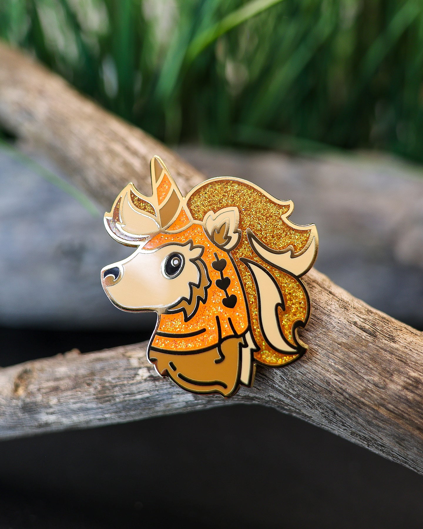 Furriest Friend in the Galaxy Unicorn Enamel Lapel Pin