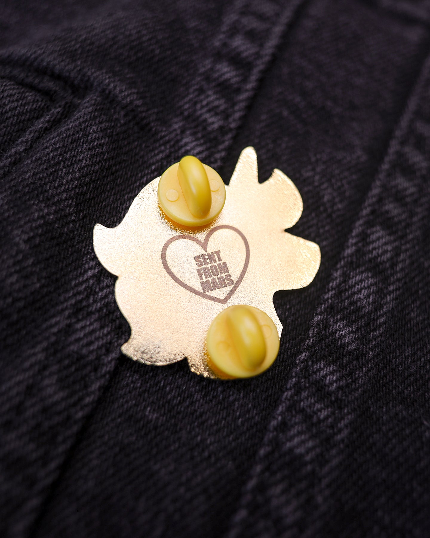 Galactic Gold Unicorn Enamel Lapel Pin