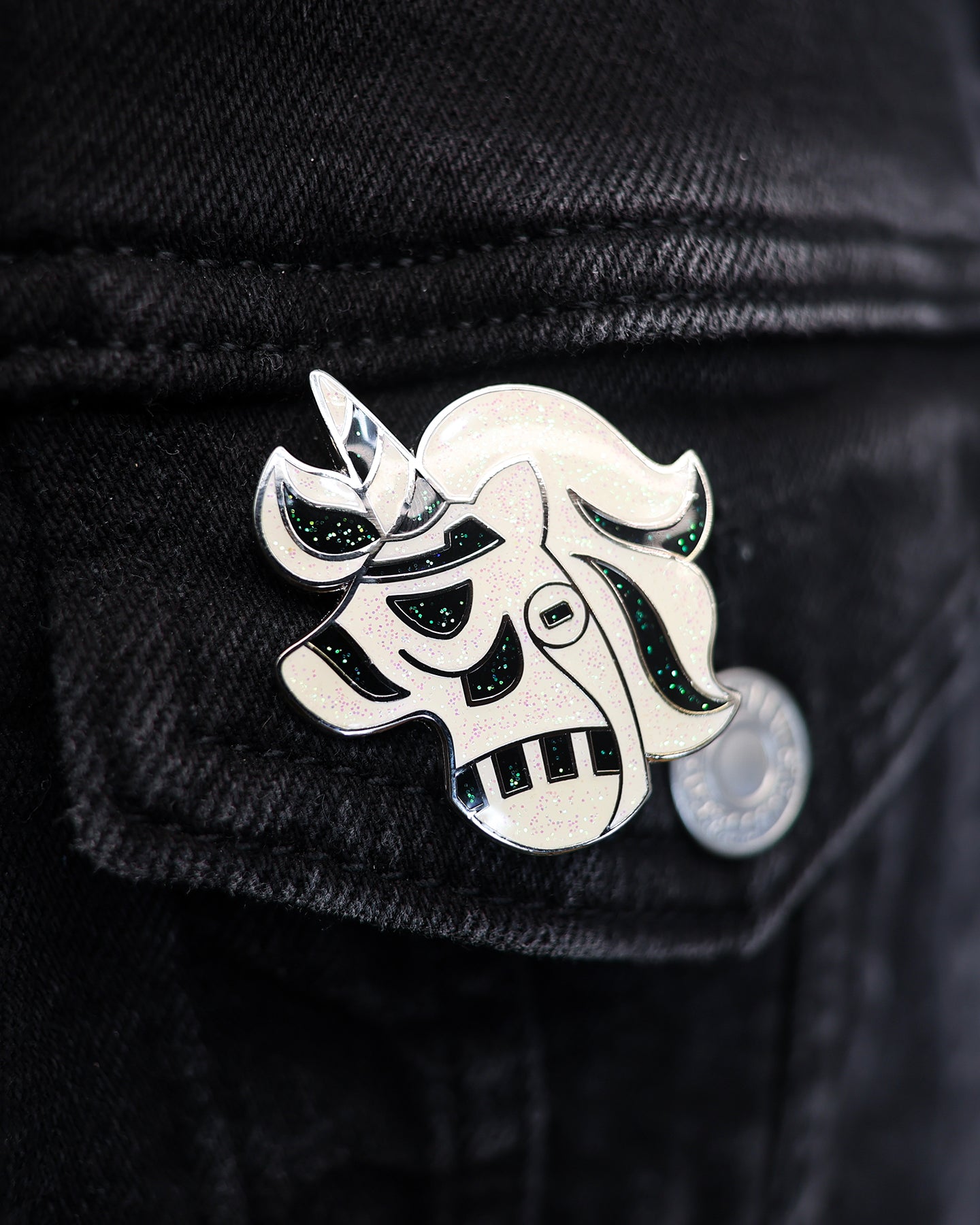 Galactic Unicorn Enamel Lapel Pin