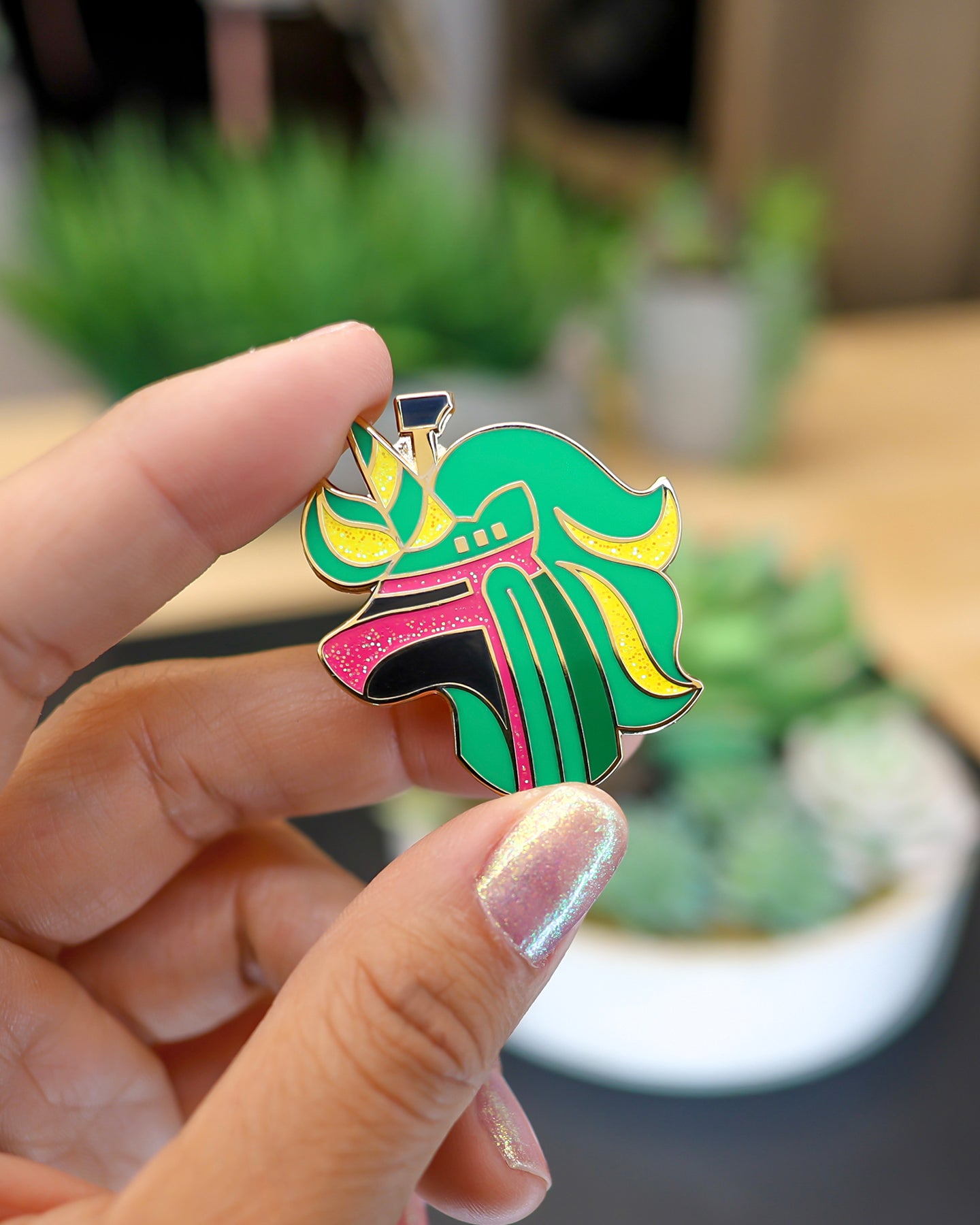 Bounty Hunter Unicorn Enamel Lapel Pin