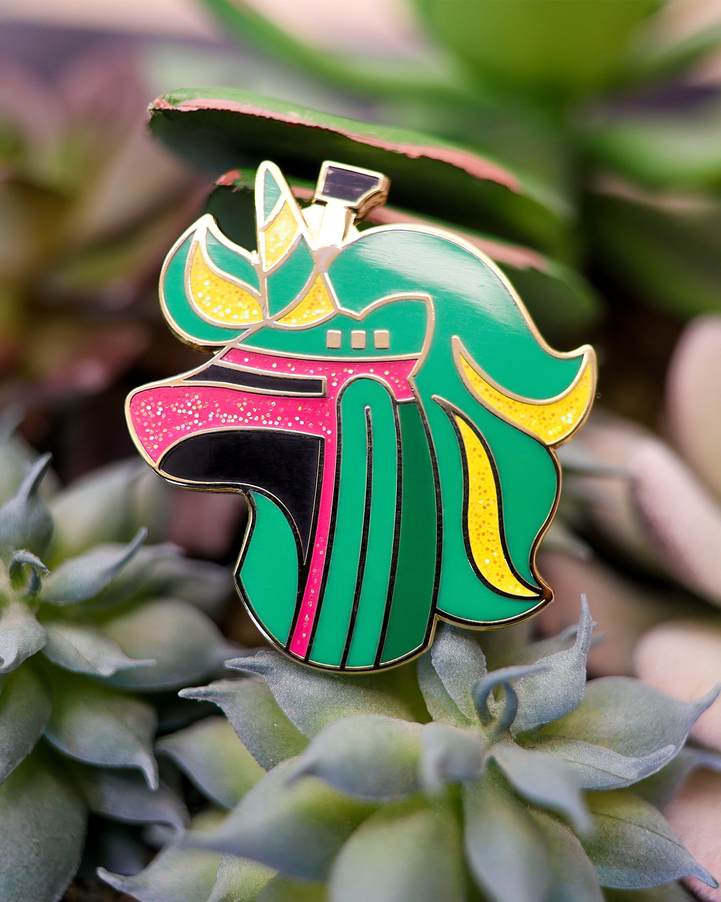 Bounty Hunter Unicorn Enamel Lapel Pin
