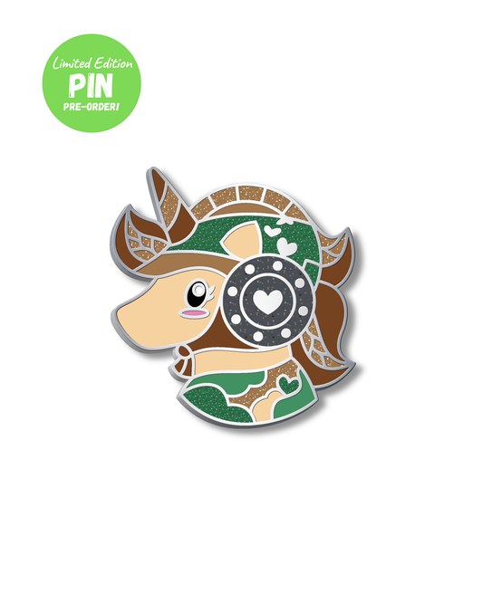 Forest Rebel Unicorn Enamel Lapel Pin *Pre-Order*