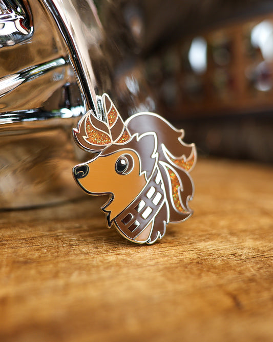 Furry Guardian Unicorn Enamel Lapel Pin
