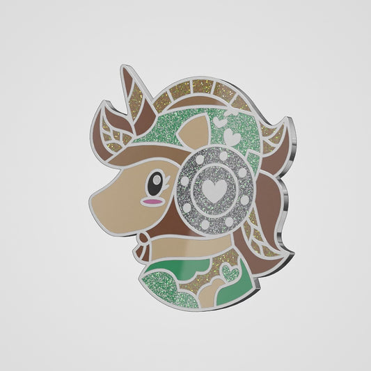 Forest Rebel Unicorn Enamel Lapel Pin *Pre-Order*